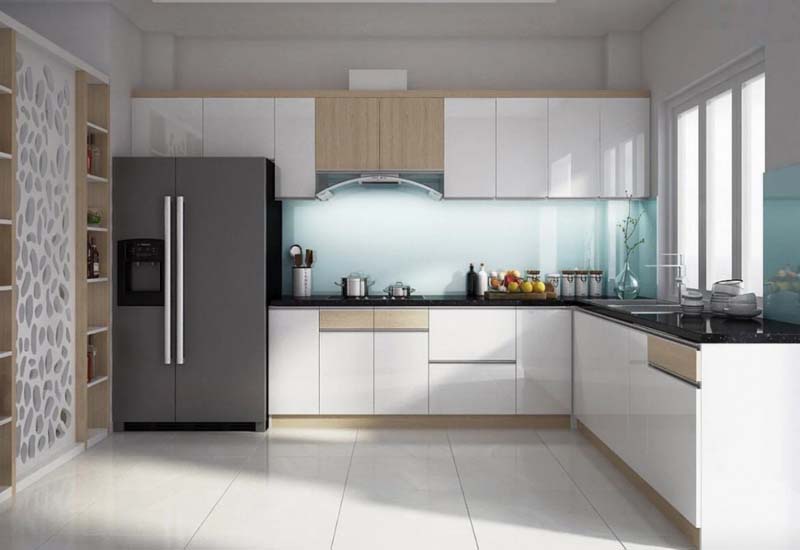 Căn bếp sáng sủa giúp mang lại nhiều năng lượng tích cực