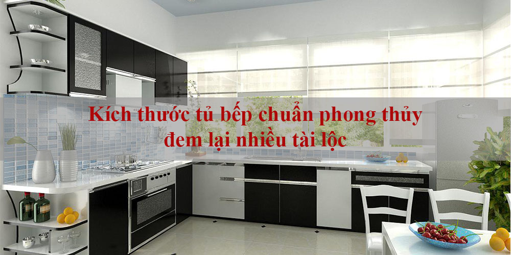 kích thước tủ bếp