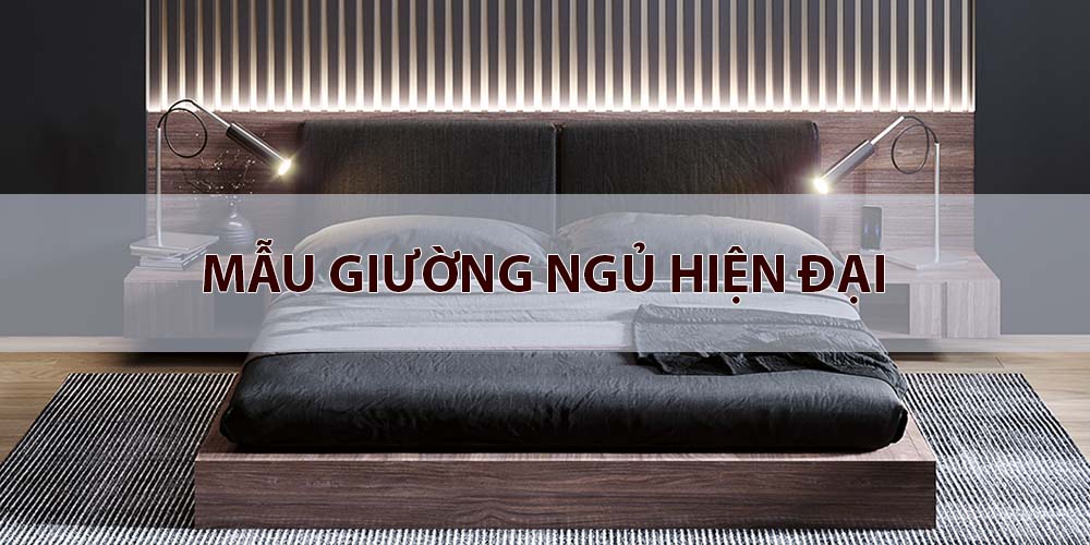 mẫu giường ngủ hiện đại