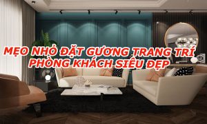 gương trang trí phòng khách