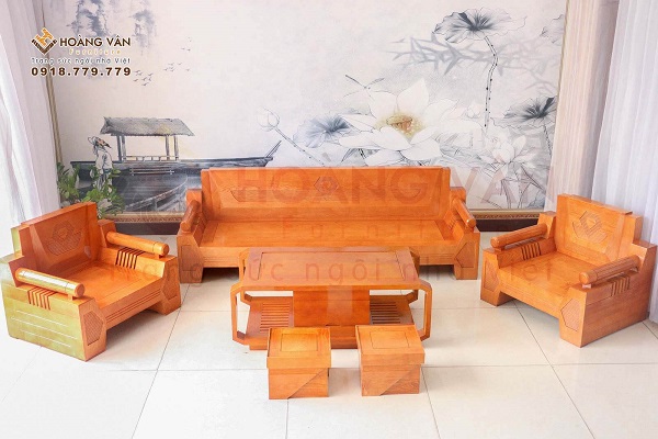 Salon gỗ sồi