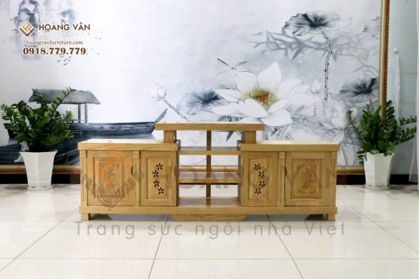 Kệ Tivi Phòng Khách Gỗ Xoan - CTVXSL004