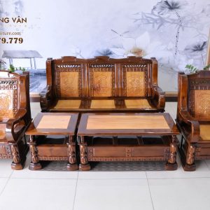 Bộ bàn ghế gỗ tràm SLTG003