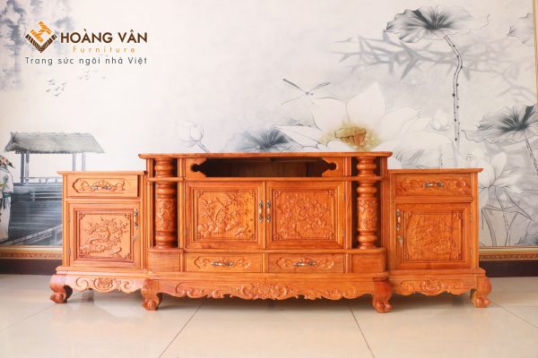 Kệ Tủ Để Tivi Gỗ Hương Đá